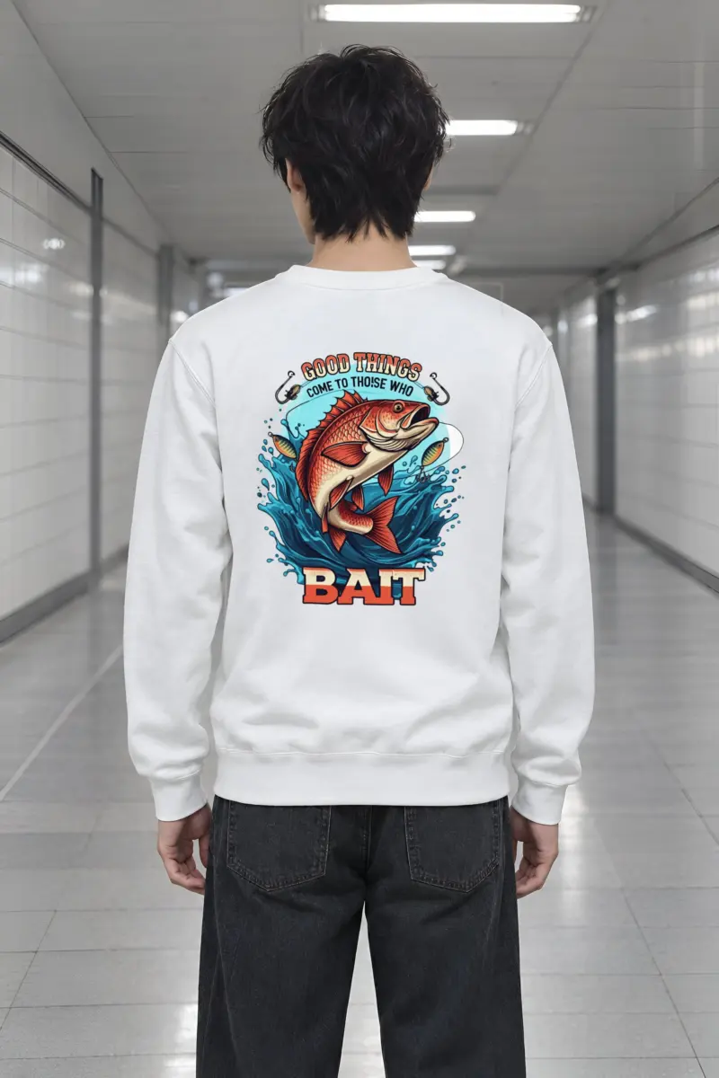 "Those Who Bait" Heavy Blend Unisex Crewneck Sweatshirt