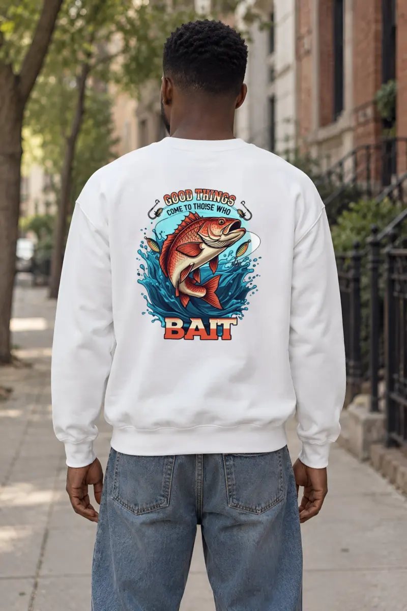 "Those Who Bait" Heavy Blend Unisex Crewneck Sweatshirt