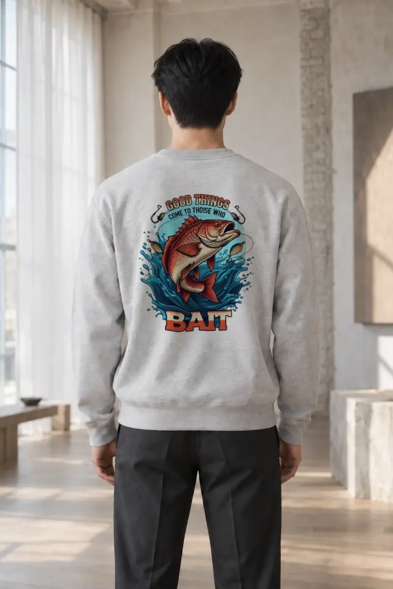 "Those Who Bait" Heavy Blend Unisex Crewneck Sweatshirt | Gildan 18000