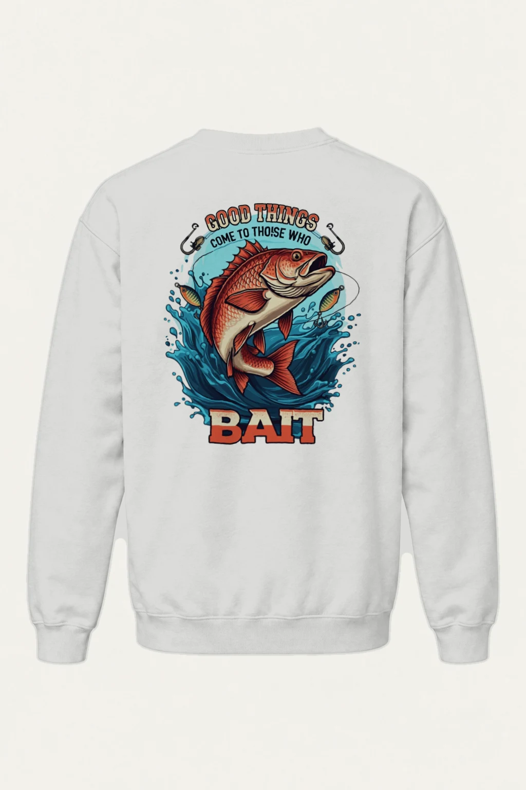"Those Who Bait" Heavy Blend Unisex Crewneck Sweatshirt | Gildan 18000