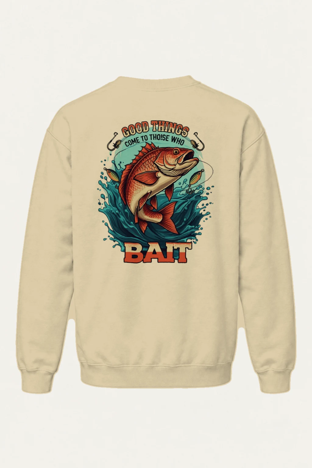 "Those Who Bait" Heavy Blend Unisex Crewneck Sweatshirt | Gildan 18000