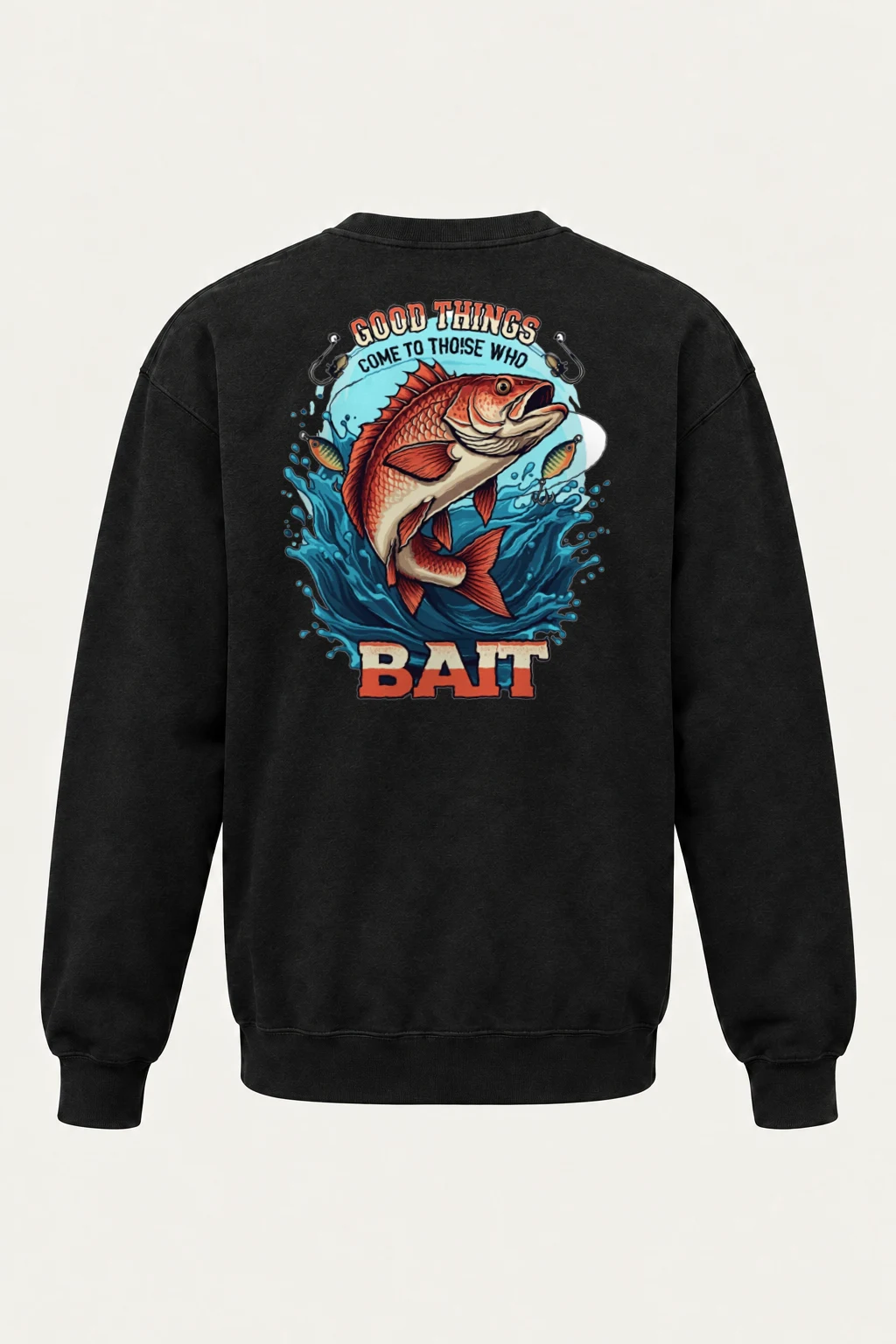 "Those Who Bait" Heavy Blend Unisex Crewneck Sweatshirt | Gildan 18000