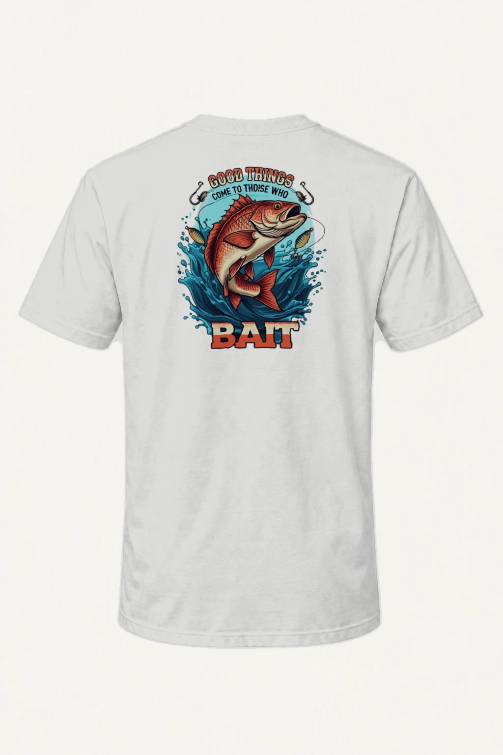 "Those Who Bait" Heavyweight Unisex Crewneck T-shirt | Gildan 5000