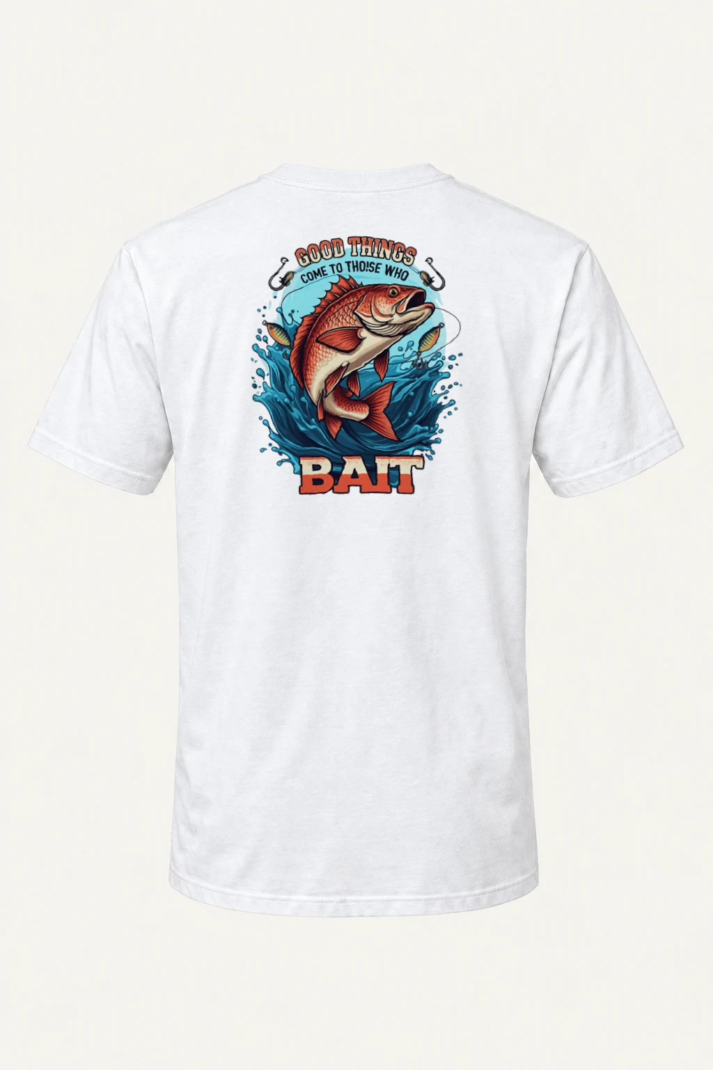 "Those Who Bait" Heavyweight Unisex Crewneck T-shirt | Gildan 5000
