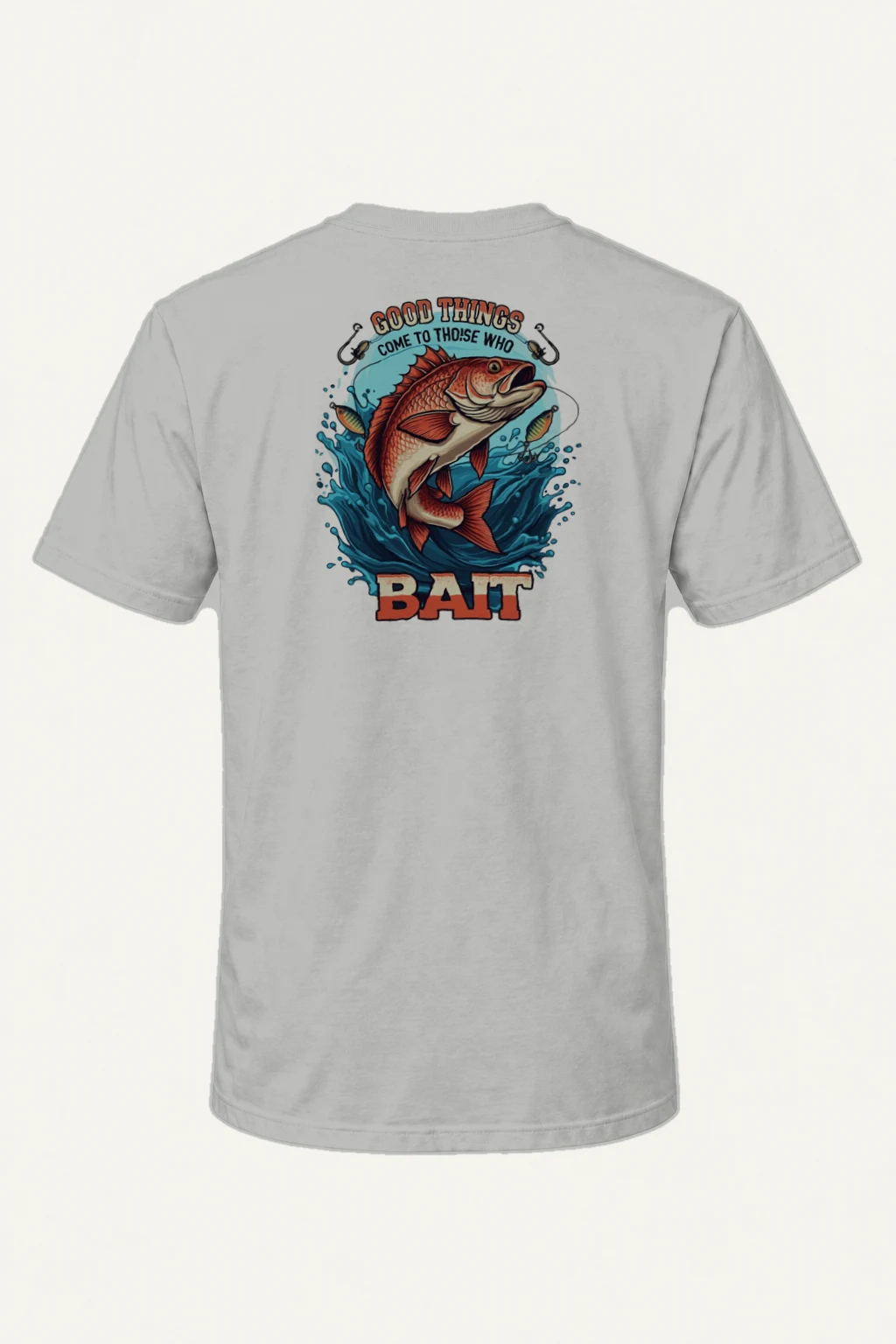 "Those Who Bait" Heavyweight Unisex Crewneck T-shirt | Gildan 5000