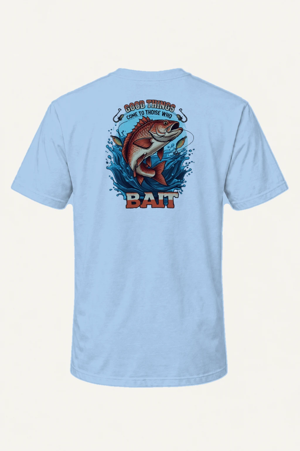 "Those Who Bait" Heavyweight Unisex Crewneck T-shirt | Gildan 5000