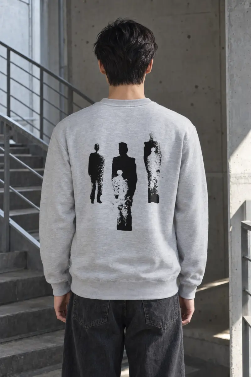 "Three Figures" Heavy Blend Unisex Crewneck Sweatshirt