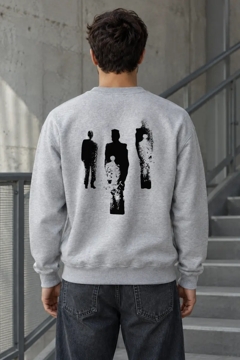 "Three Figures" Heavy Blend Unisex Crewneck Sweatshirt