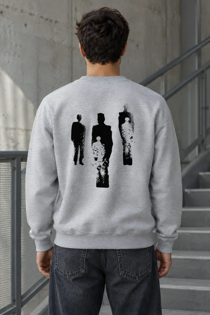 "Three Figures" Heavy Blend Unisex Crewneck Sweatshirt