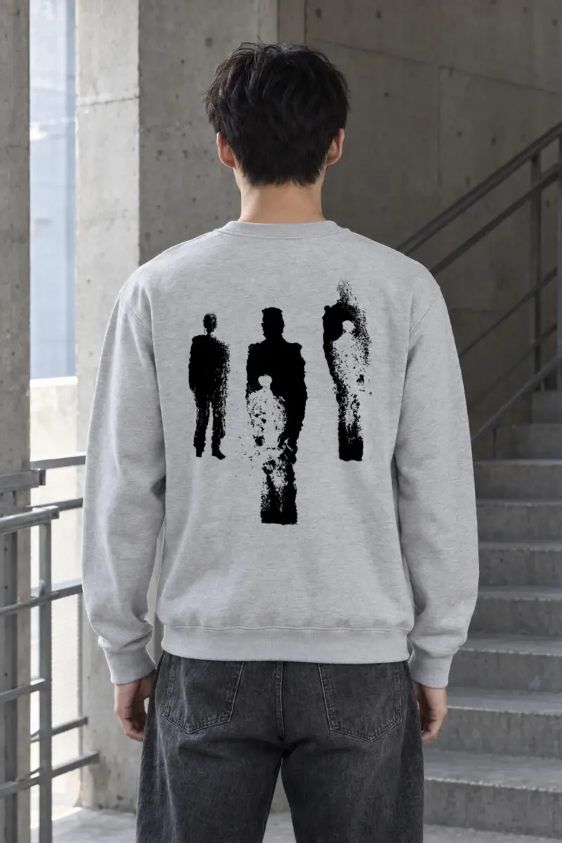"Three Figures" Heavy Blend Unisex Crewneck Sweatshirt | Gildan 18000