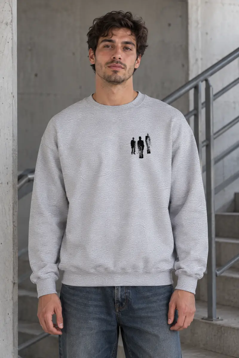 "Three Figures" Heavy Blend Unisex Crewneck Sweatshirt