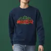 "Three Green Stars" Heavy Blend Unisex Crewneck Sweatshirt