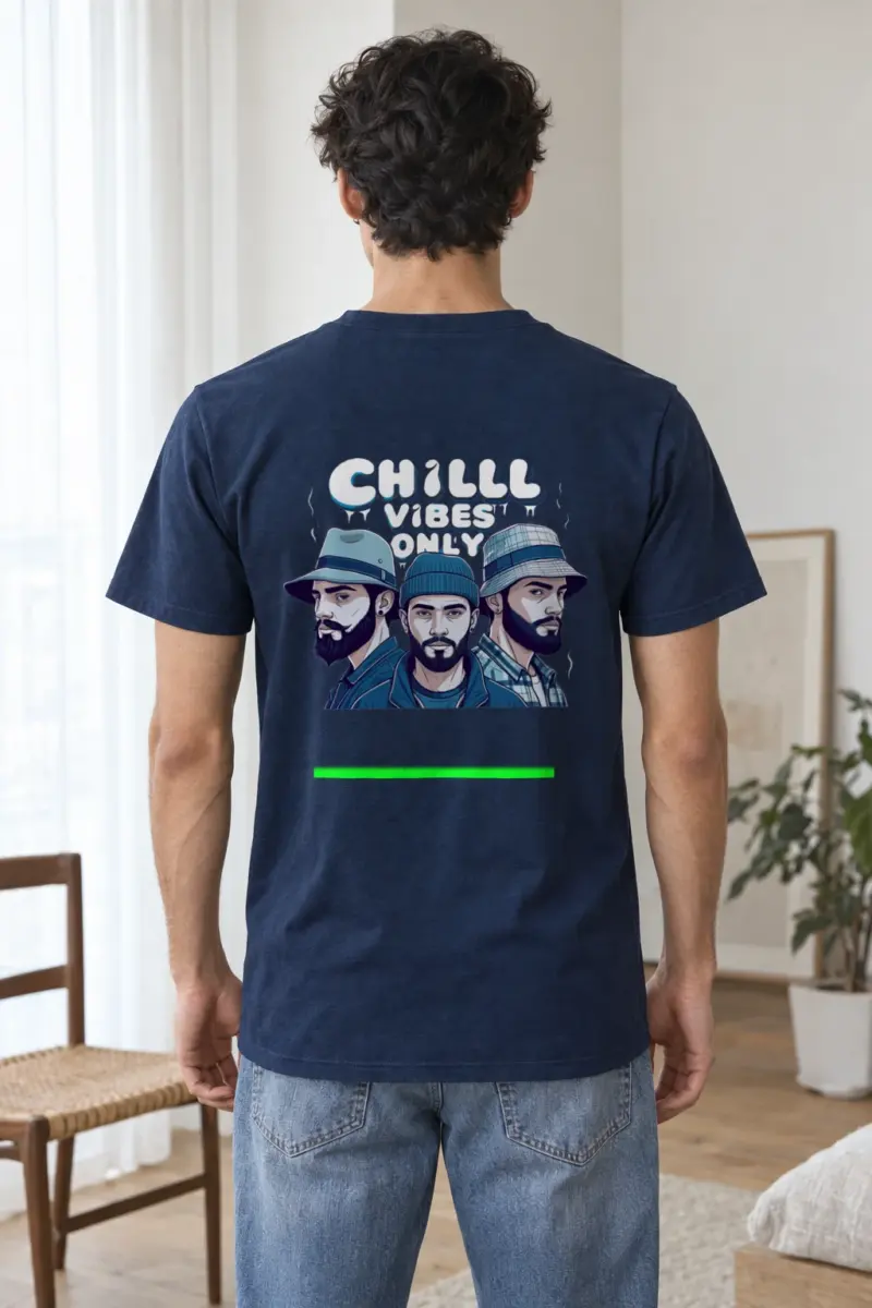 "Three Hat Society" Heavyweight Unisex Crewneck T-shirt | Gildan 5000
