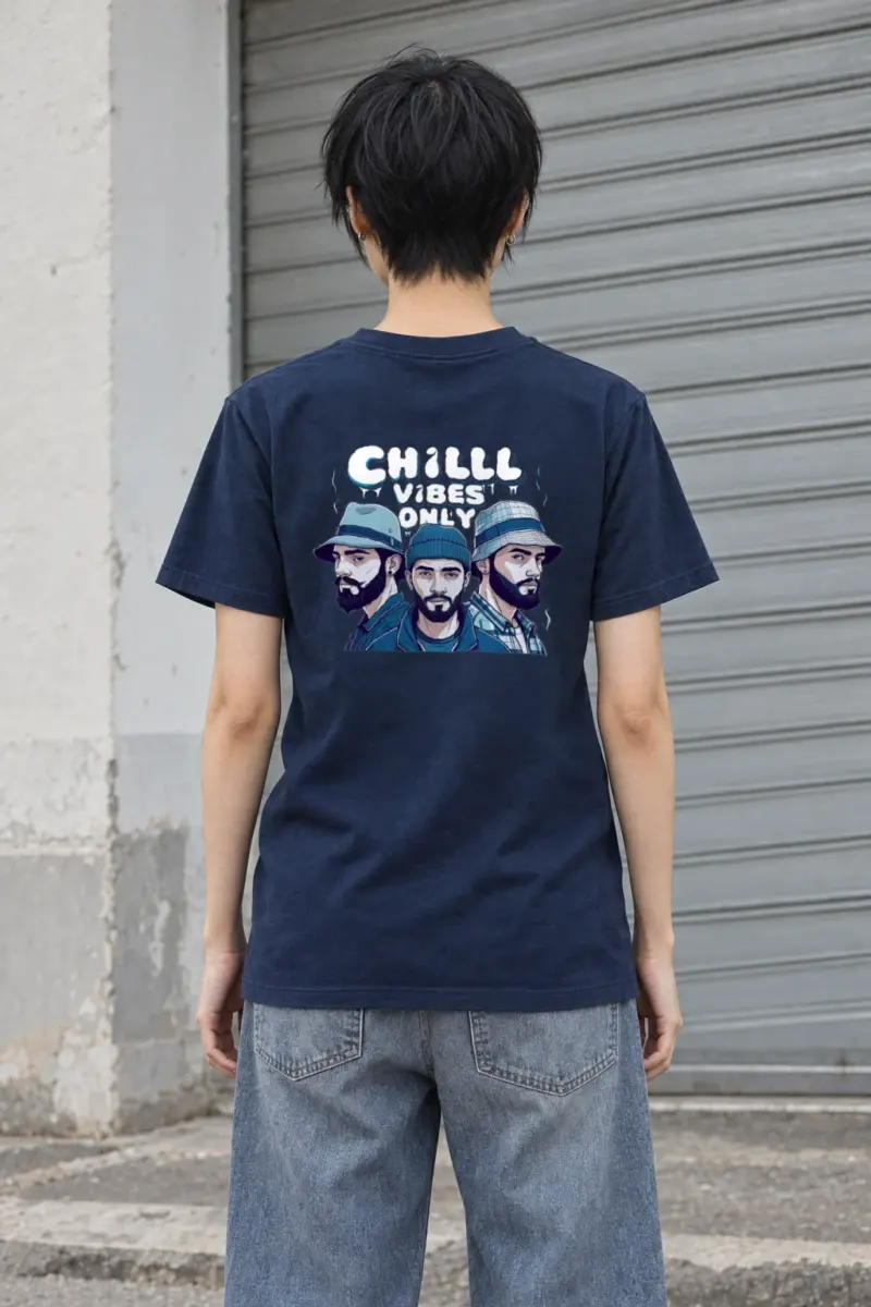 "Three Hat Society" Heavyweight Unisex Crewneck T-shirt | Gildan 5000