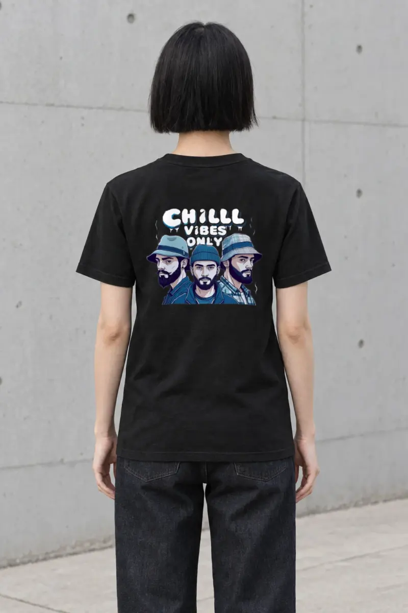 "Three Hat Society" Heavyweight Unisex Crewneck T-shirt | Gildan 5000