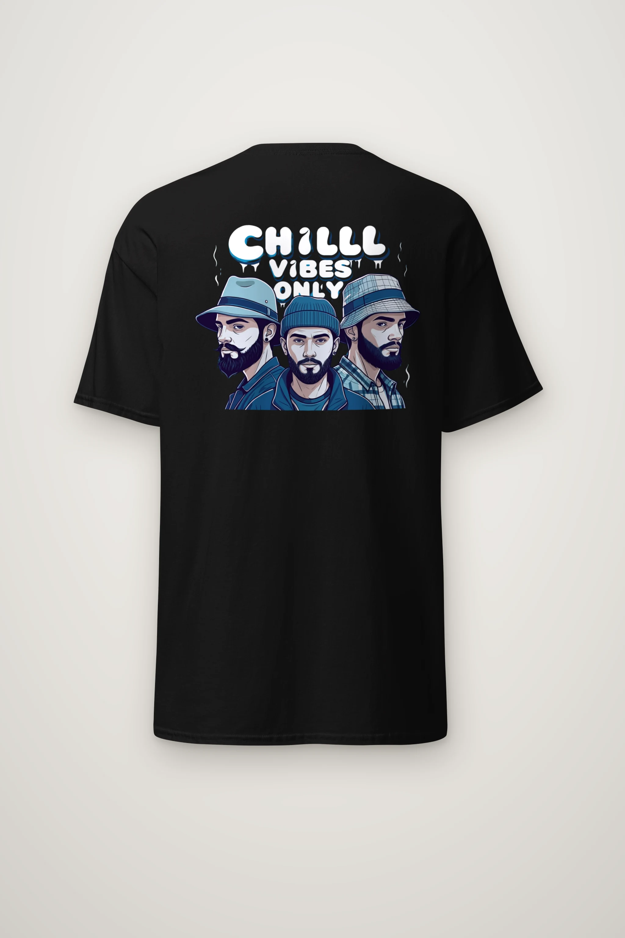 "Three Hat Society" Heavyweight Unisex Crewneck T-shirt