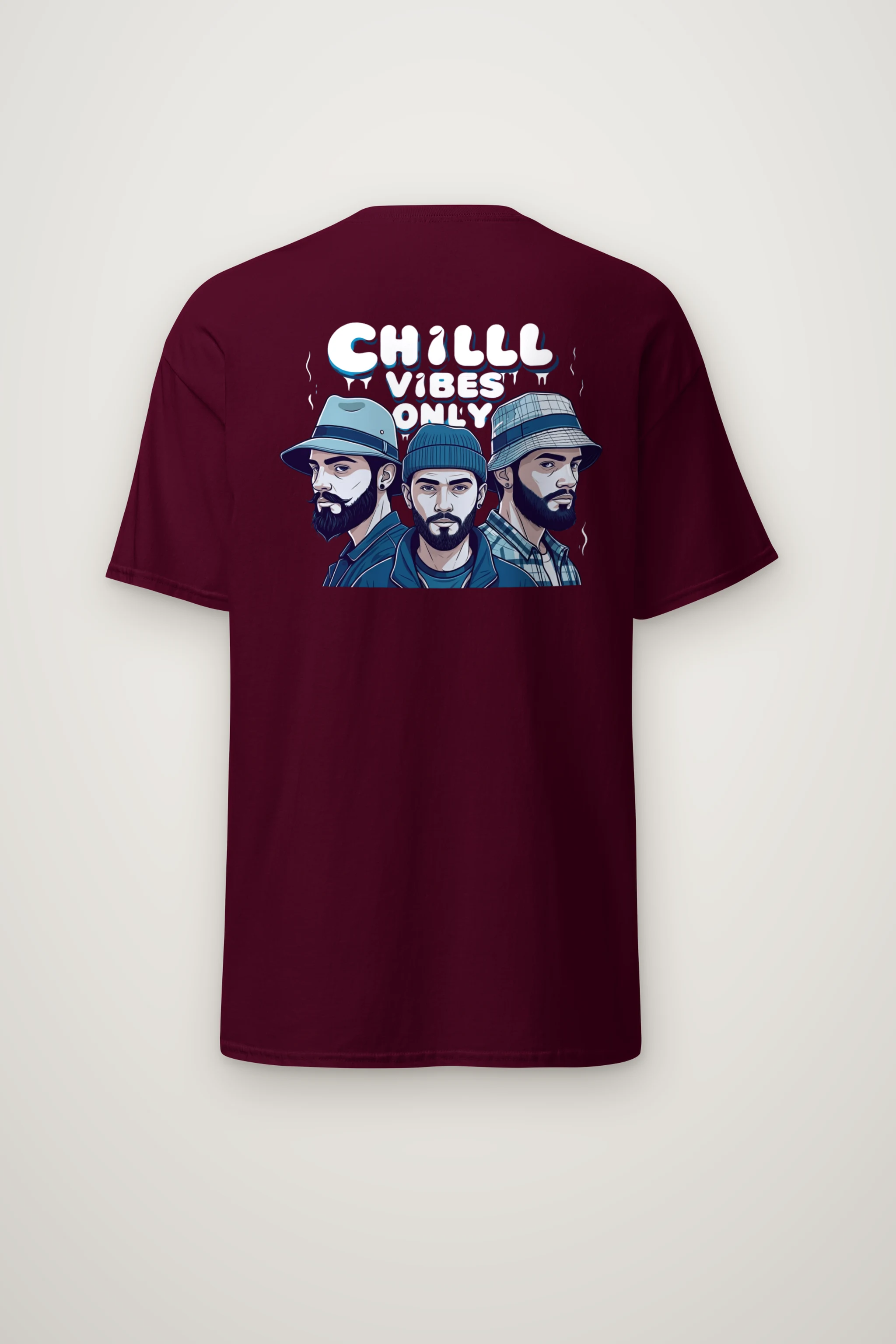 "Three Hat Society" Heavyweight Unisex Crewneck T-shirt