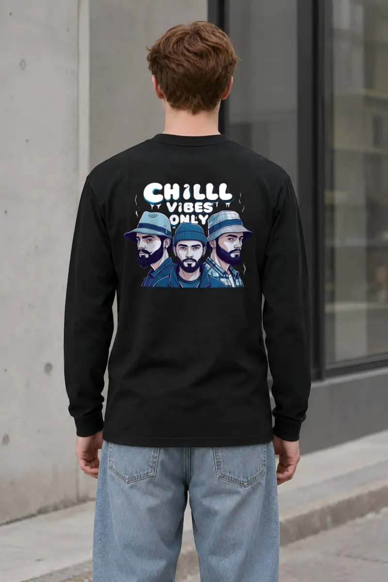 "Three Hat Society" Unisex Longsleeve T-shirt