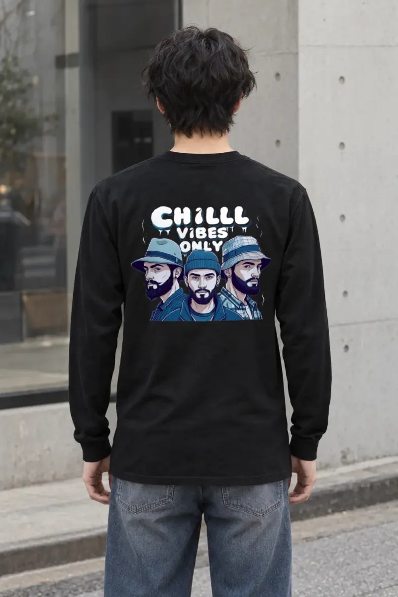 "Three Hat Society" Unisex Longsleeve T-shirt