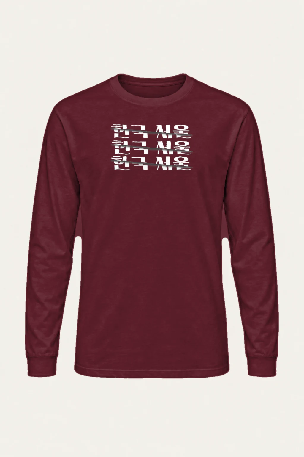 "Three White Strips" Unisex Longsleeve T-shirt | Gildan 2400