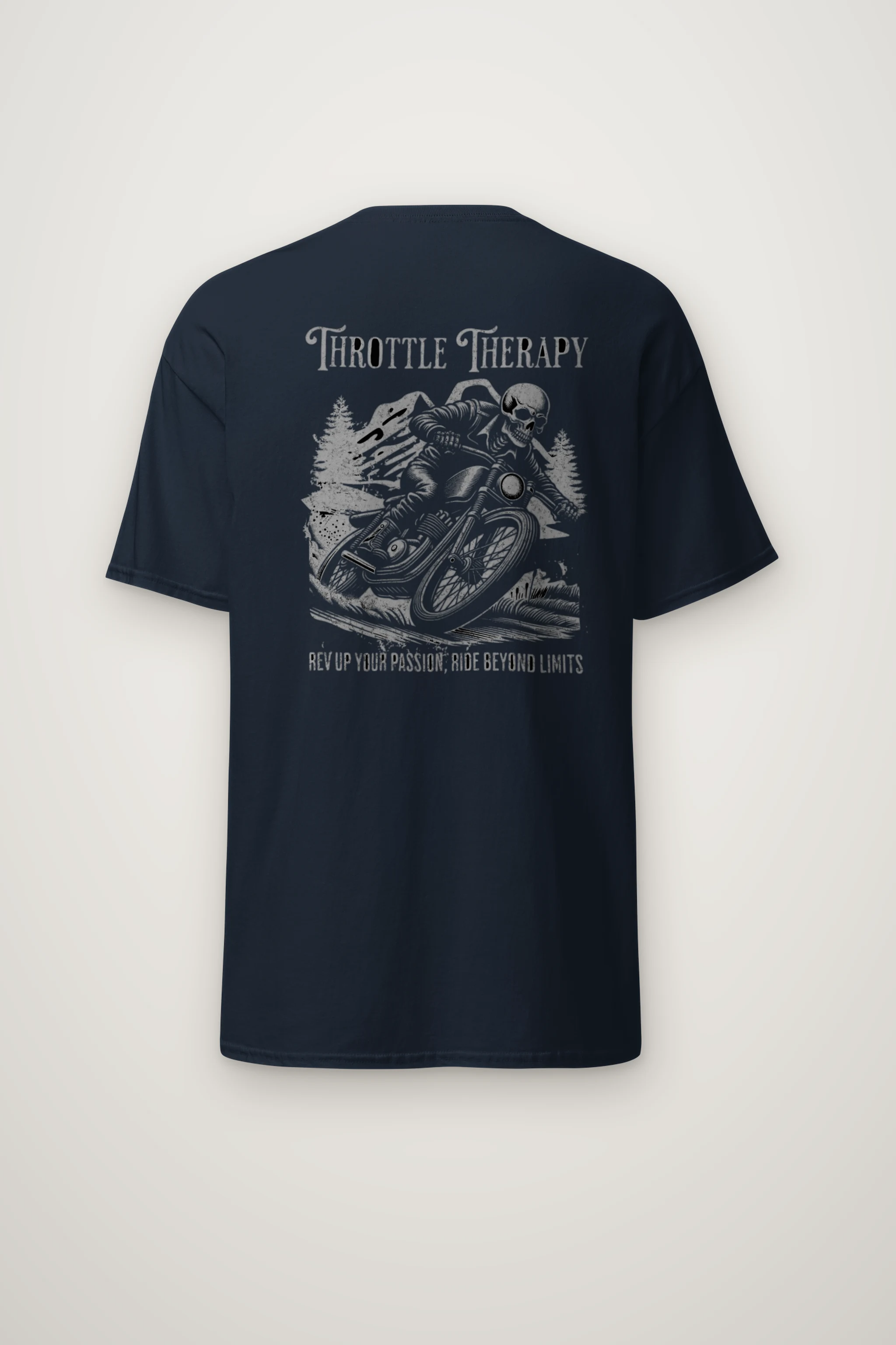 "Throttle Therapy" Heavyweight Unisex Crewneck T-shirt