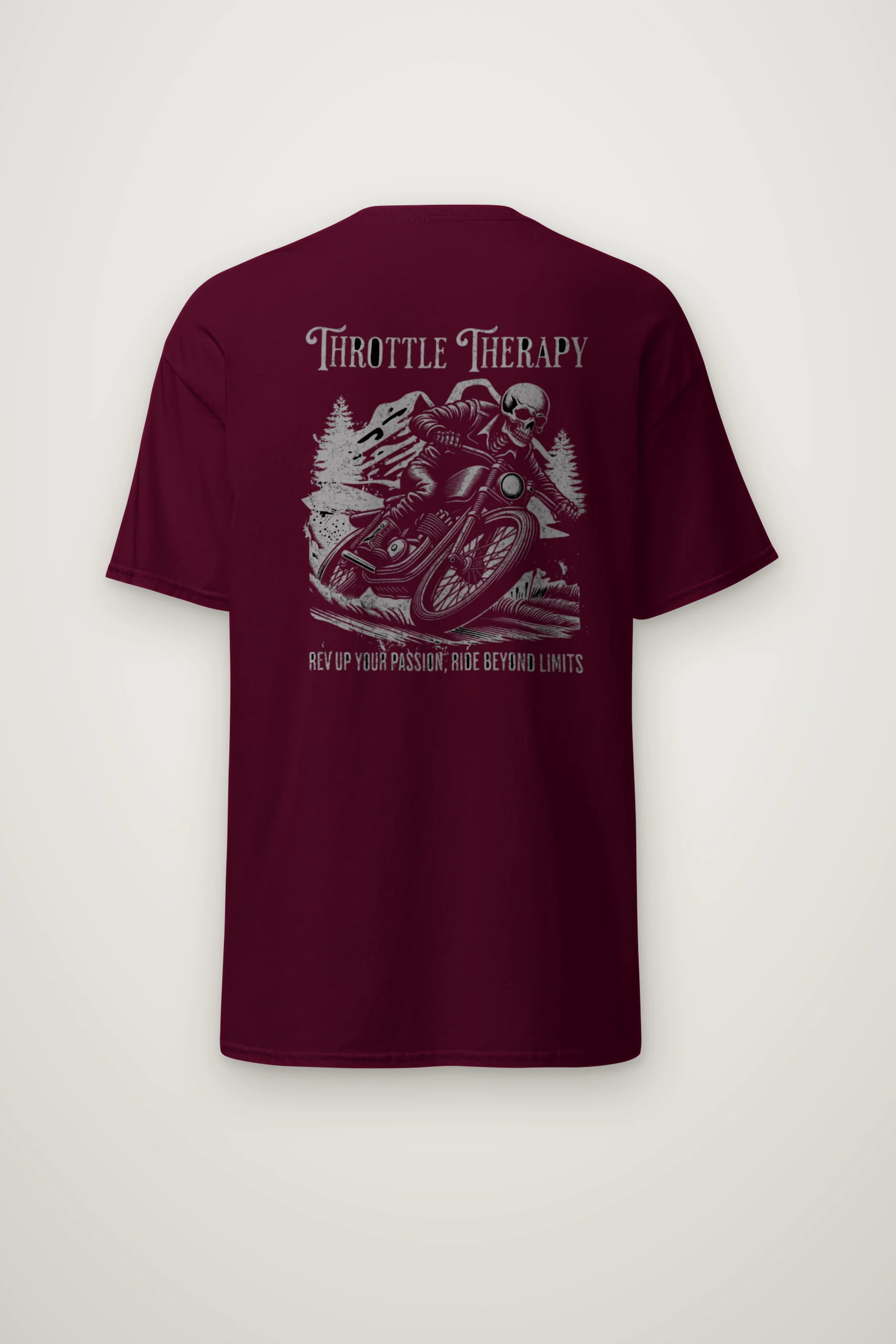 "Throttle Therapy" Heavyweight Unisex Crewneck T-shirt