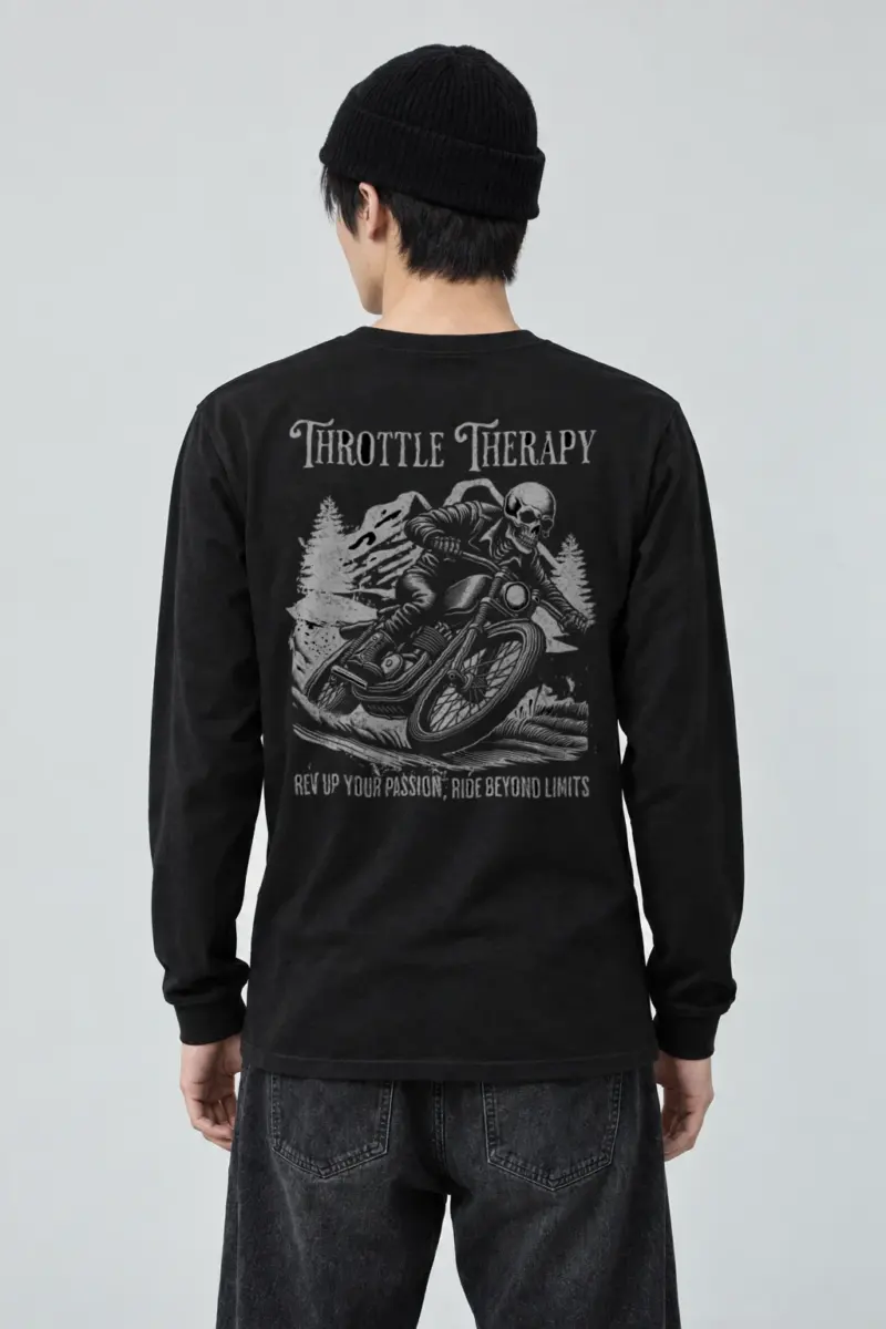 "Throttle Therapy" Unisex Longsleeve T-shirt