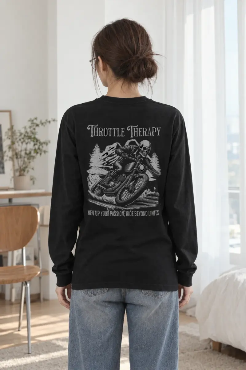 "Throttle Therapy" Unisex Longsleeve T-shirt