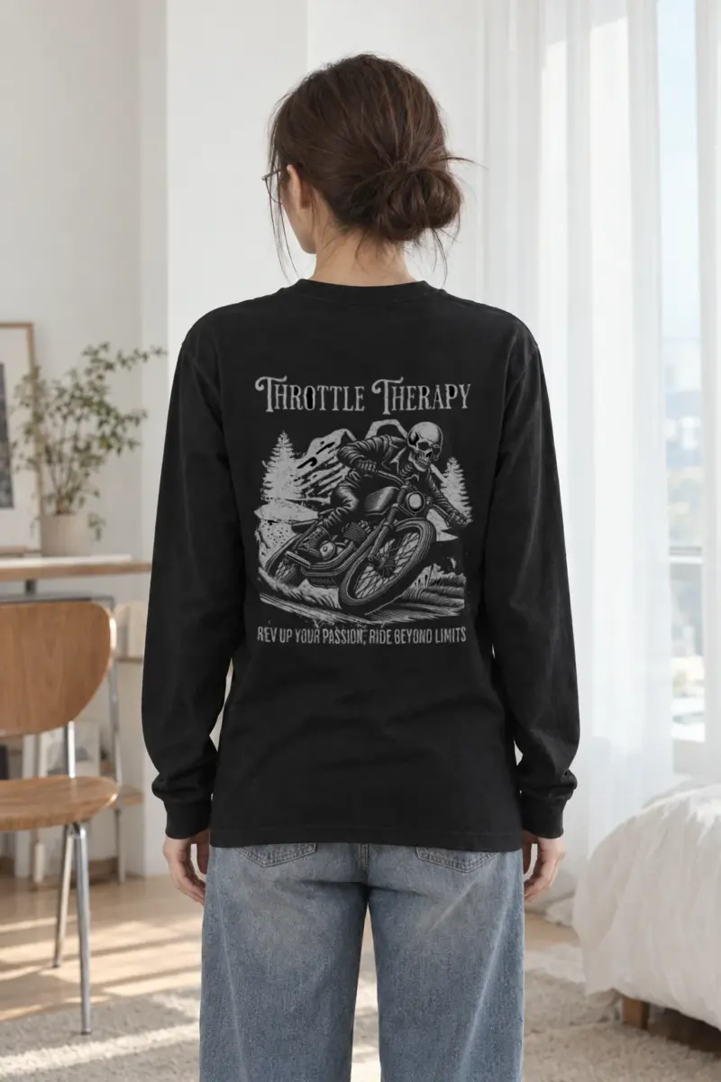 "Throttle Therapy" Unisex Longsleeve T-shirt