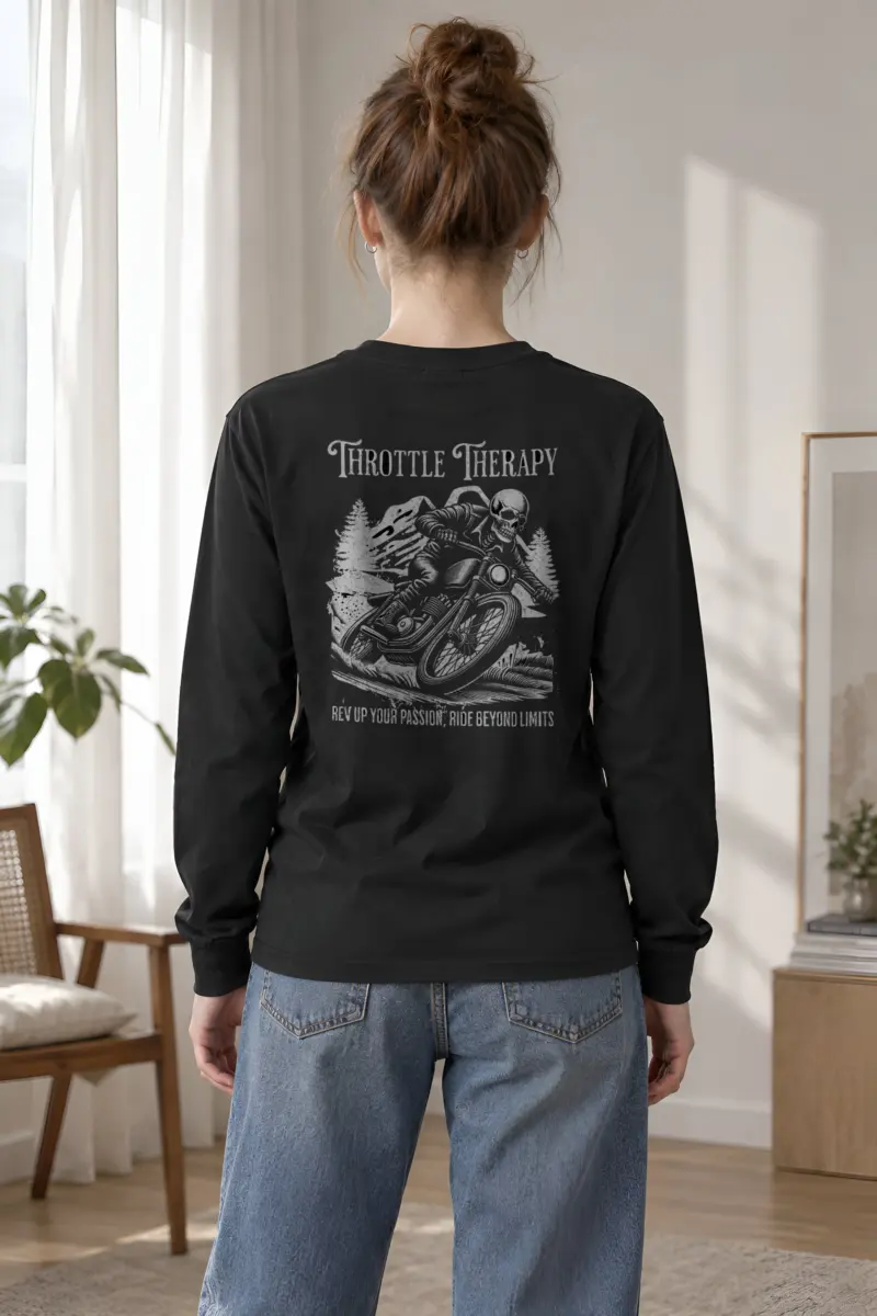 "Throttle Therapy" Unisex Longsleeve T-shirt