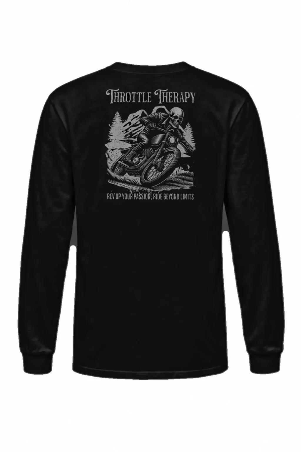 "Throttle Therapy" Unisex Longsleeve T-shirt | Gildan 2400