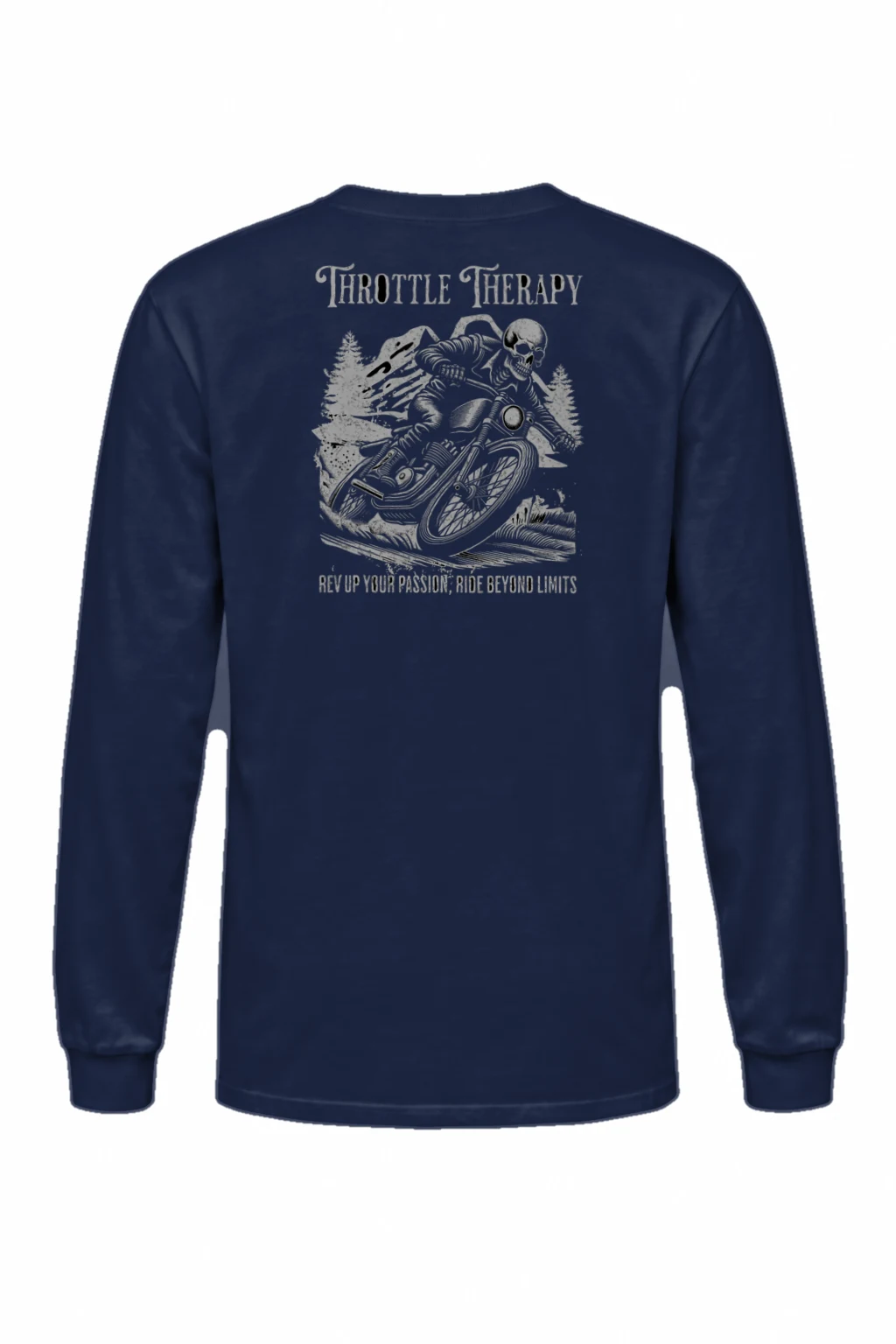 "Throttle Therapy" Unisex Longsleeve T-shirt | Gildan 2400