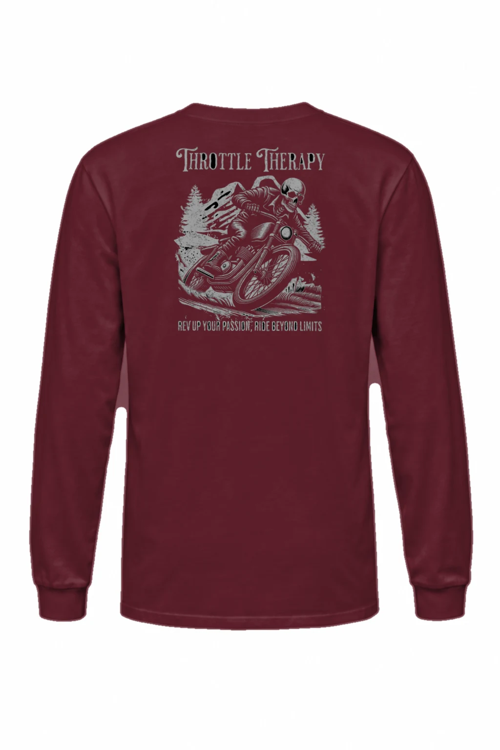 "Throttle Therapy" Unisex Longsleeve T-shirt | Gildan 2400