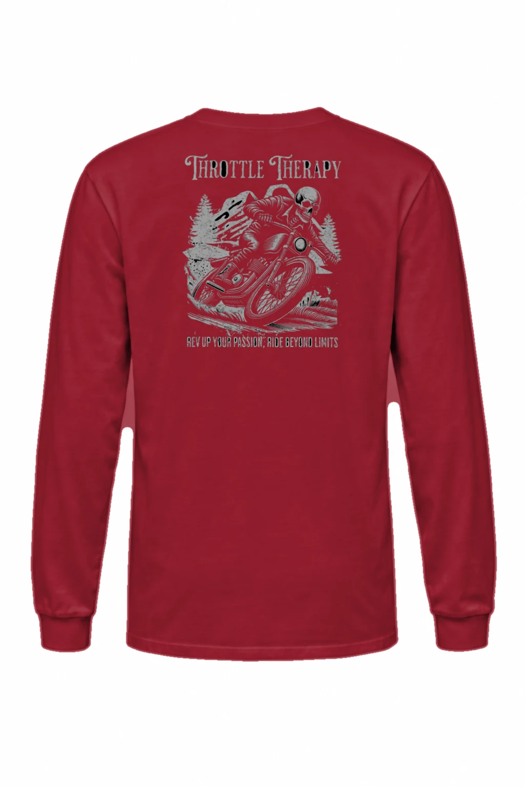 "Throttle Therapy" Unisex Longsleeve T-shirt | Gildan 2400