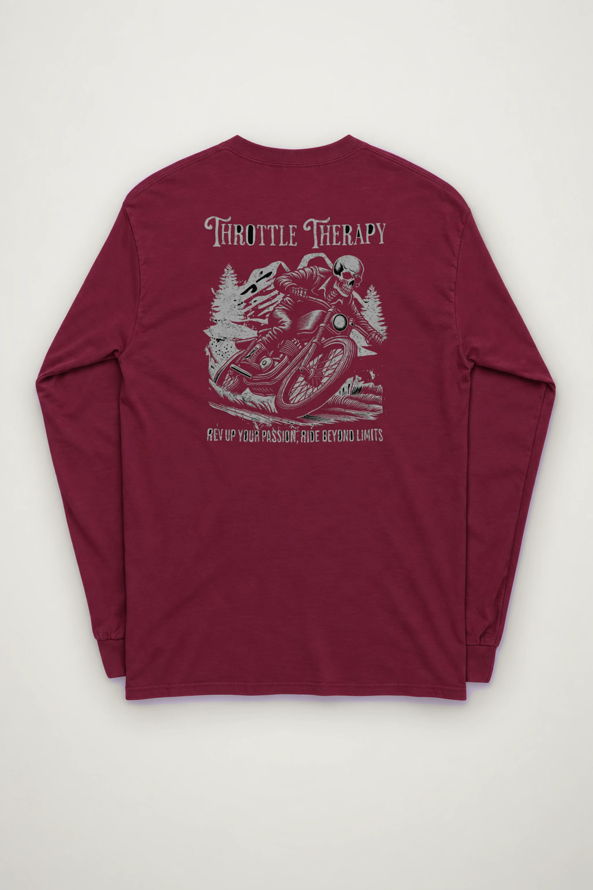 "Throttle Therapy" Unisex Longsleeve T-shirt