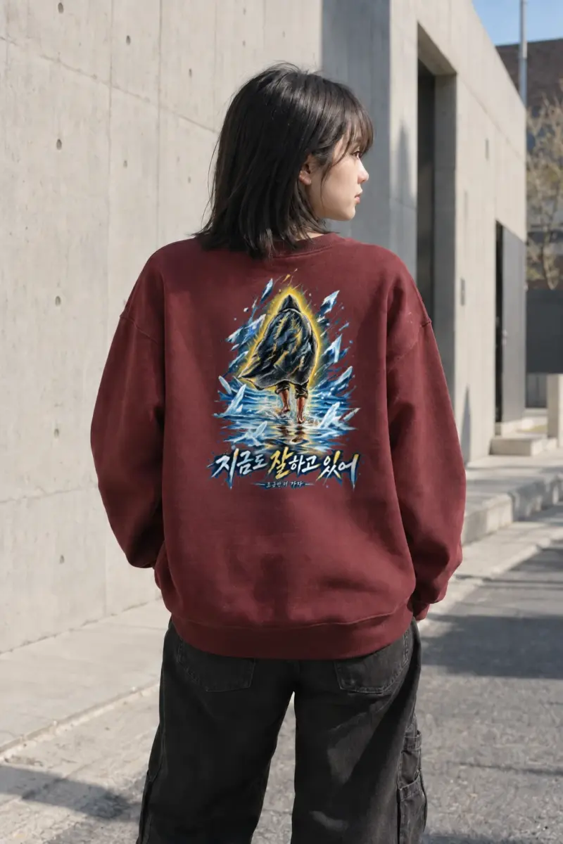 "Through The Freeze" Heavy Blend Unisex Crewneck Sweatshirt | Gildan 18000
