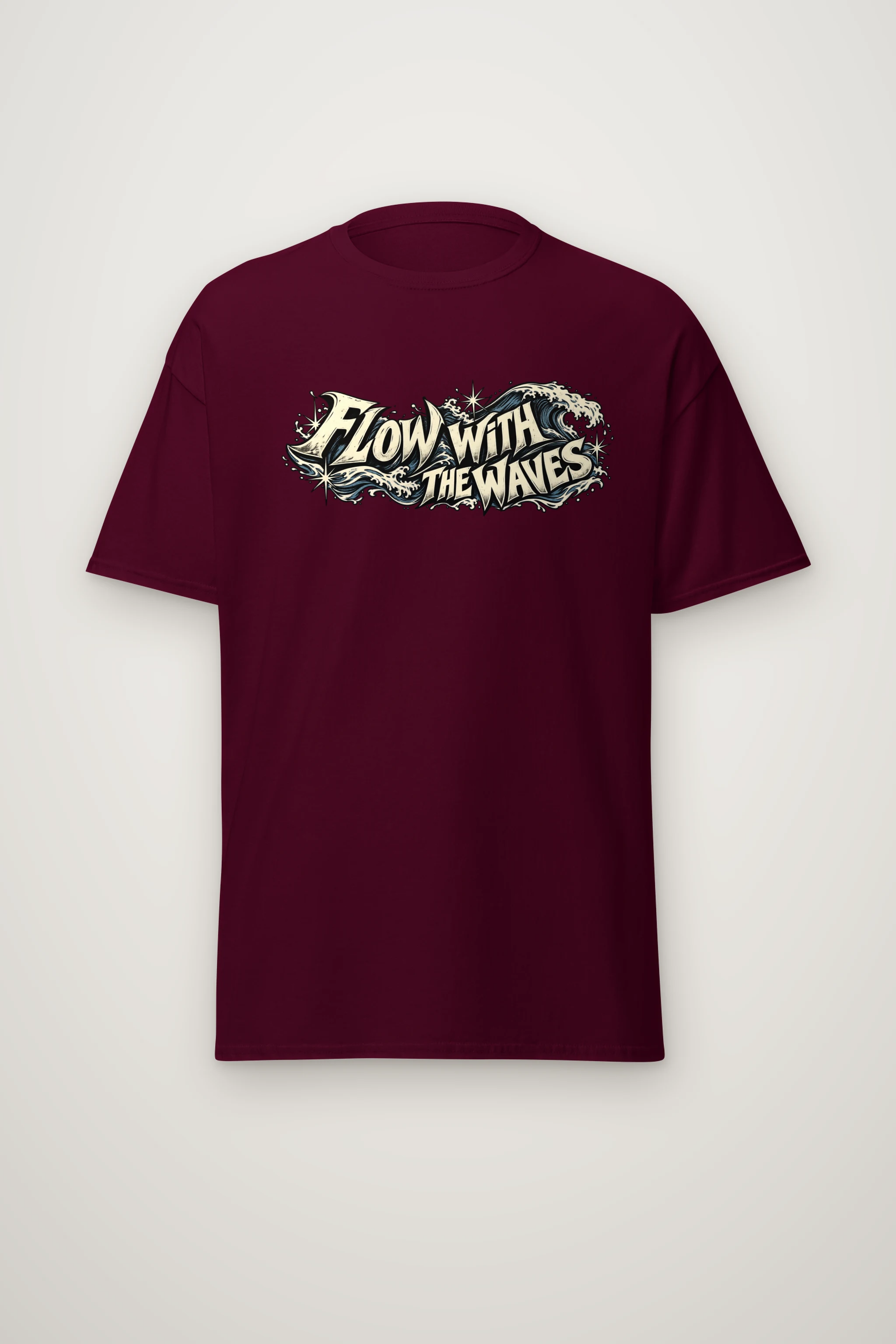 "Tidal Resolve" Heavyweight Unisex Crewneck T-shirt