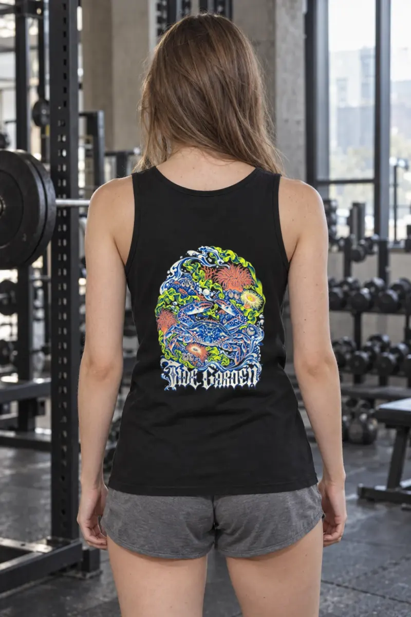 "Tide Garden" Unisex Jersey Tank