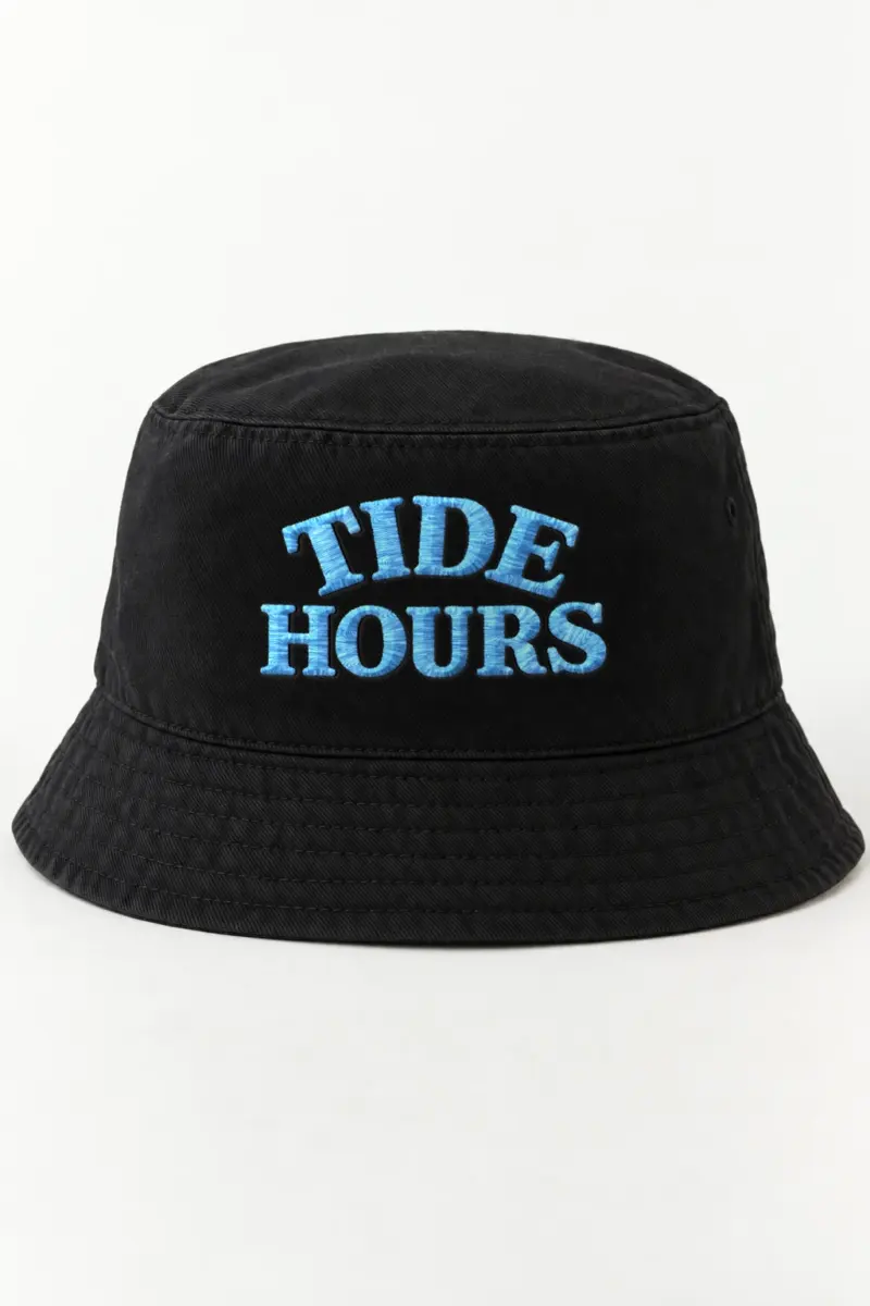 "Tide Hours" Fashion Bucket Hat · Embroidered
