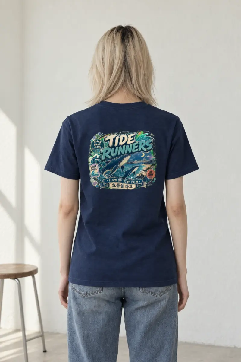 "Tide Runners" Heavyweight Unisex Crewneck T-shirt