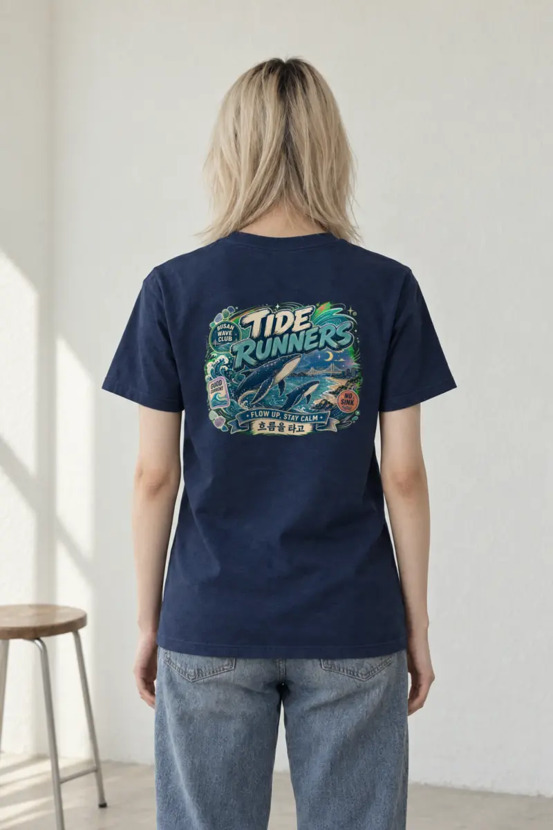 "Tide Runners" Heavyweight Unisex Crewneck T-shirt