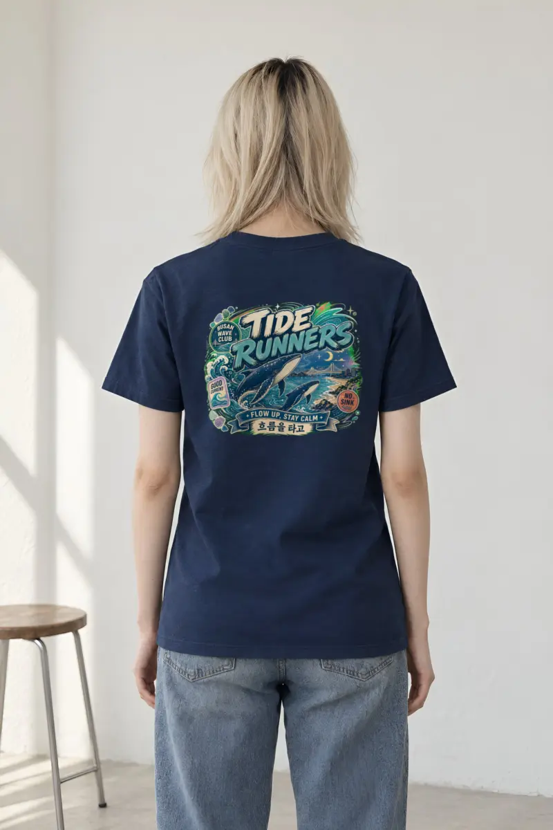 "Tide Runners" Heavyweight Unisex Crewneck T-shirt