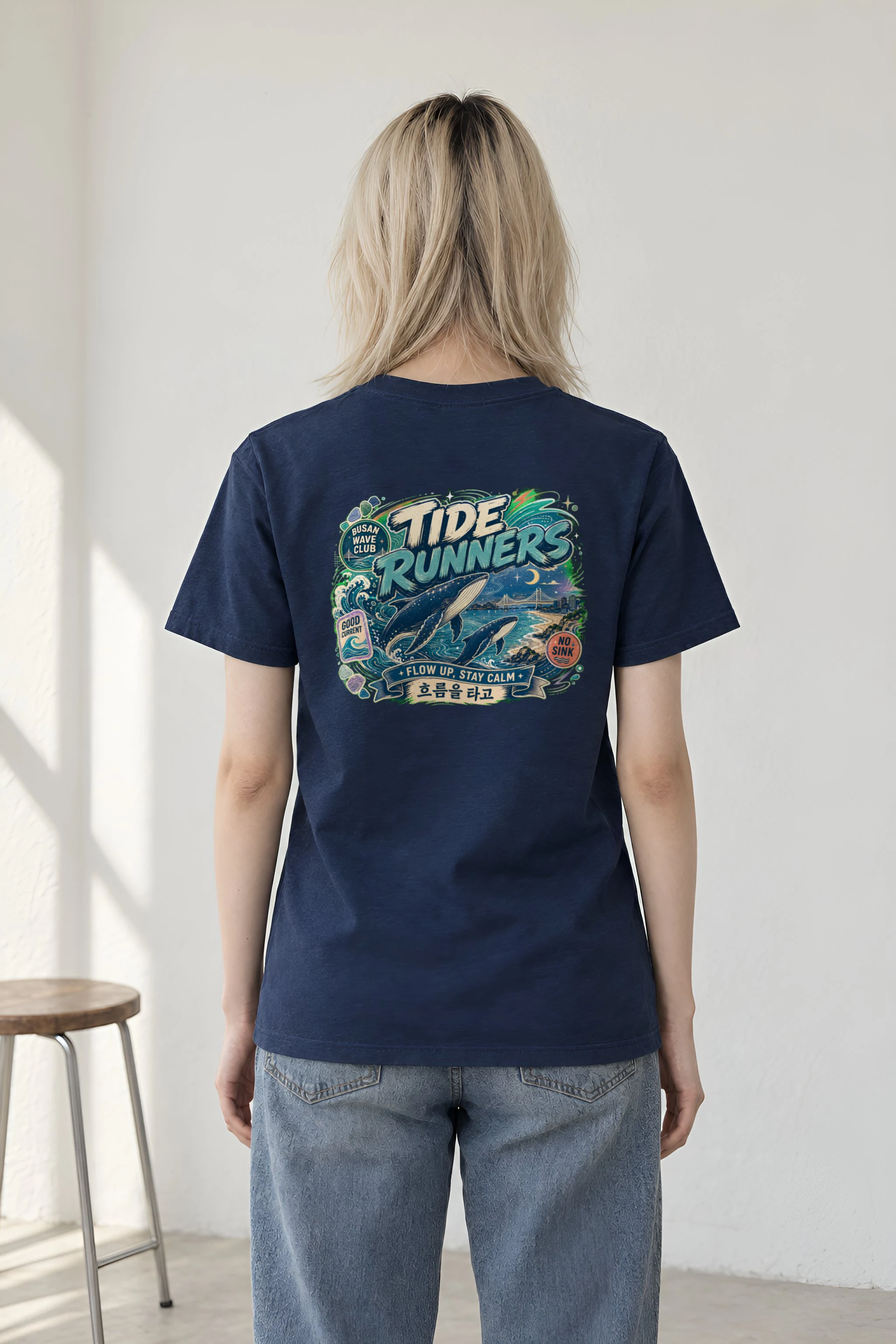 "Tide Runners" Heavyweight Unisex Crewneck T-shirt