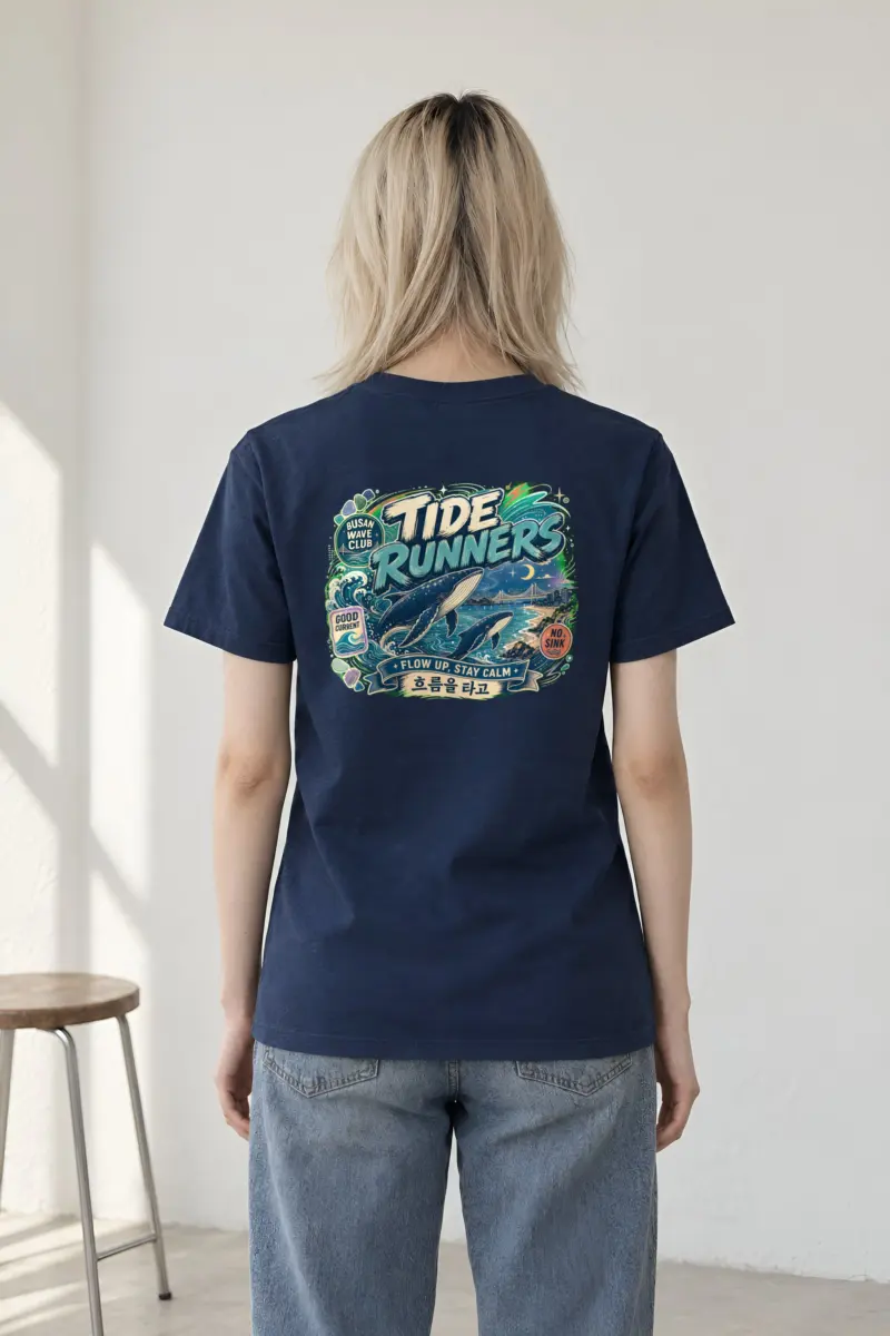 "Tide Runners" Heavyweight Unisex Crewneck T-shirt