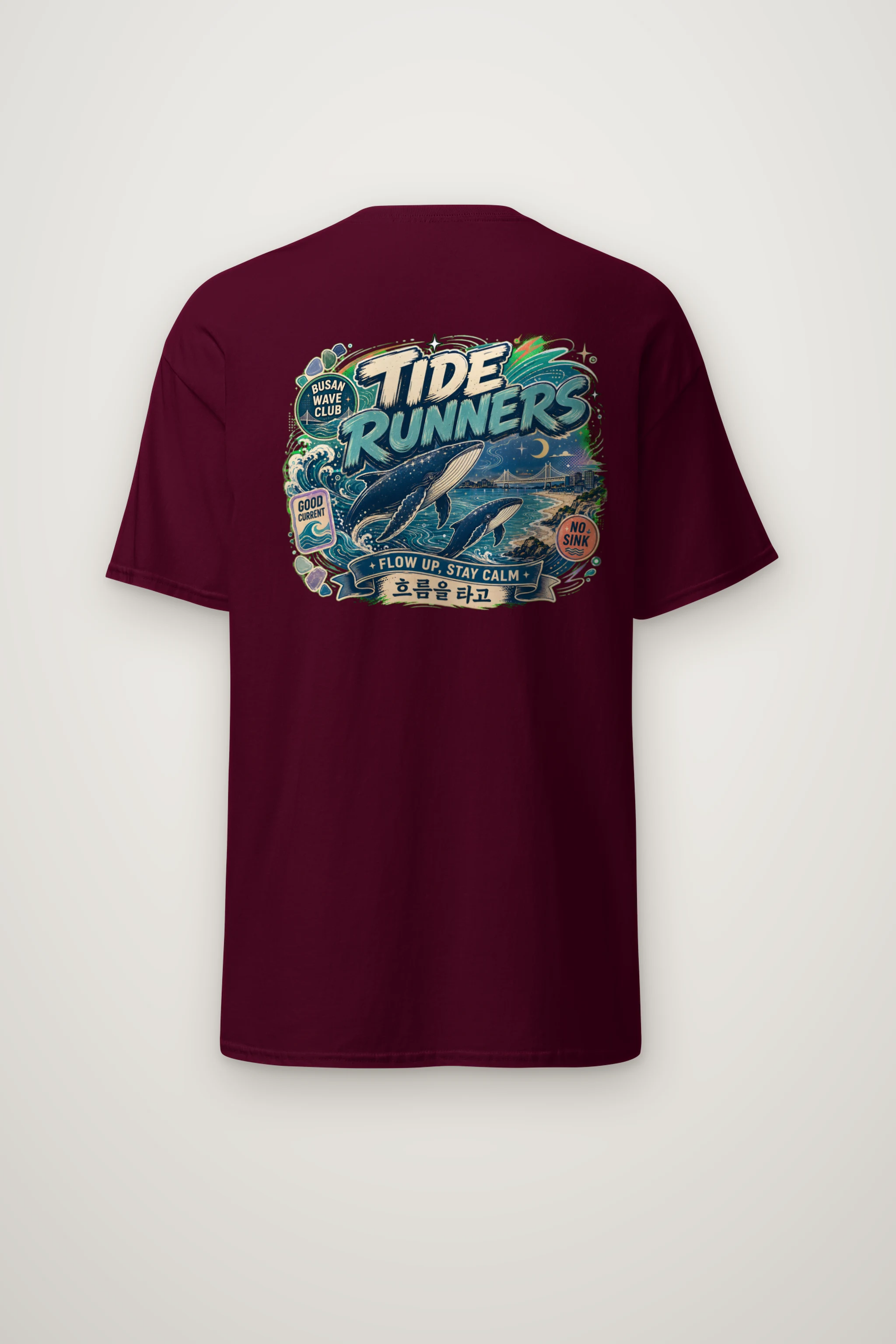"Tide Runners" Heavyweight Unisex Crewneck T-shirt