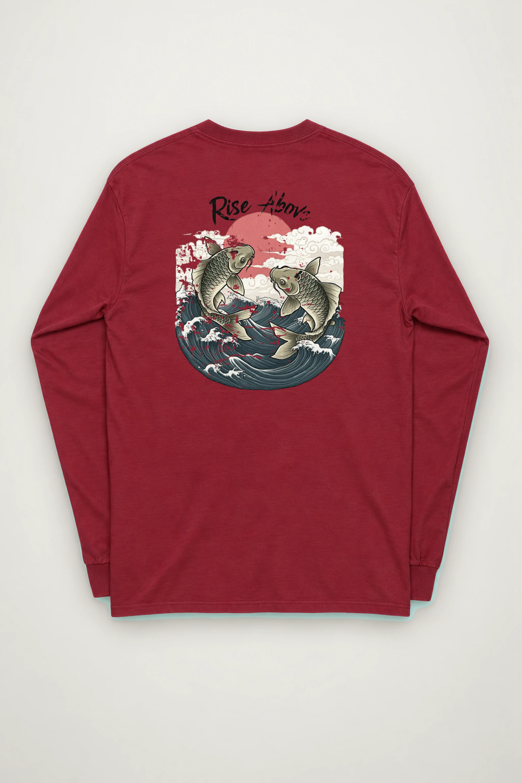 "Tidebound Koi" Unisex Longsleeve T-shirt