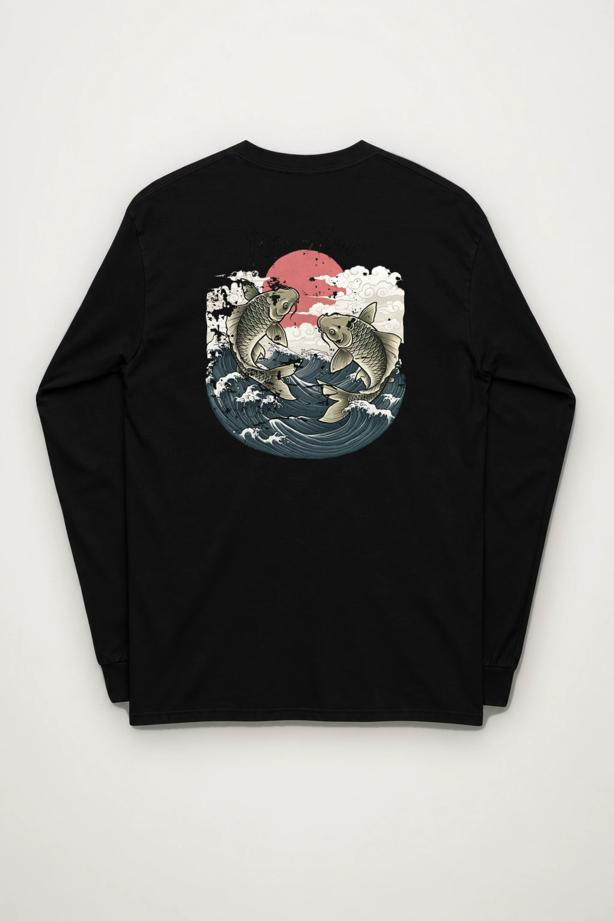 "Tidebound Koi" Unisex Longsleeve T-shirt