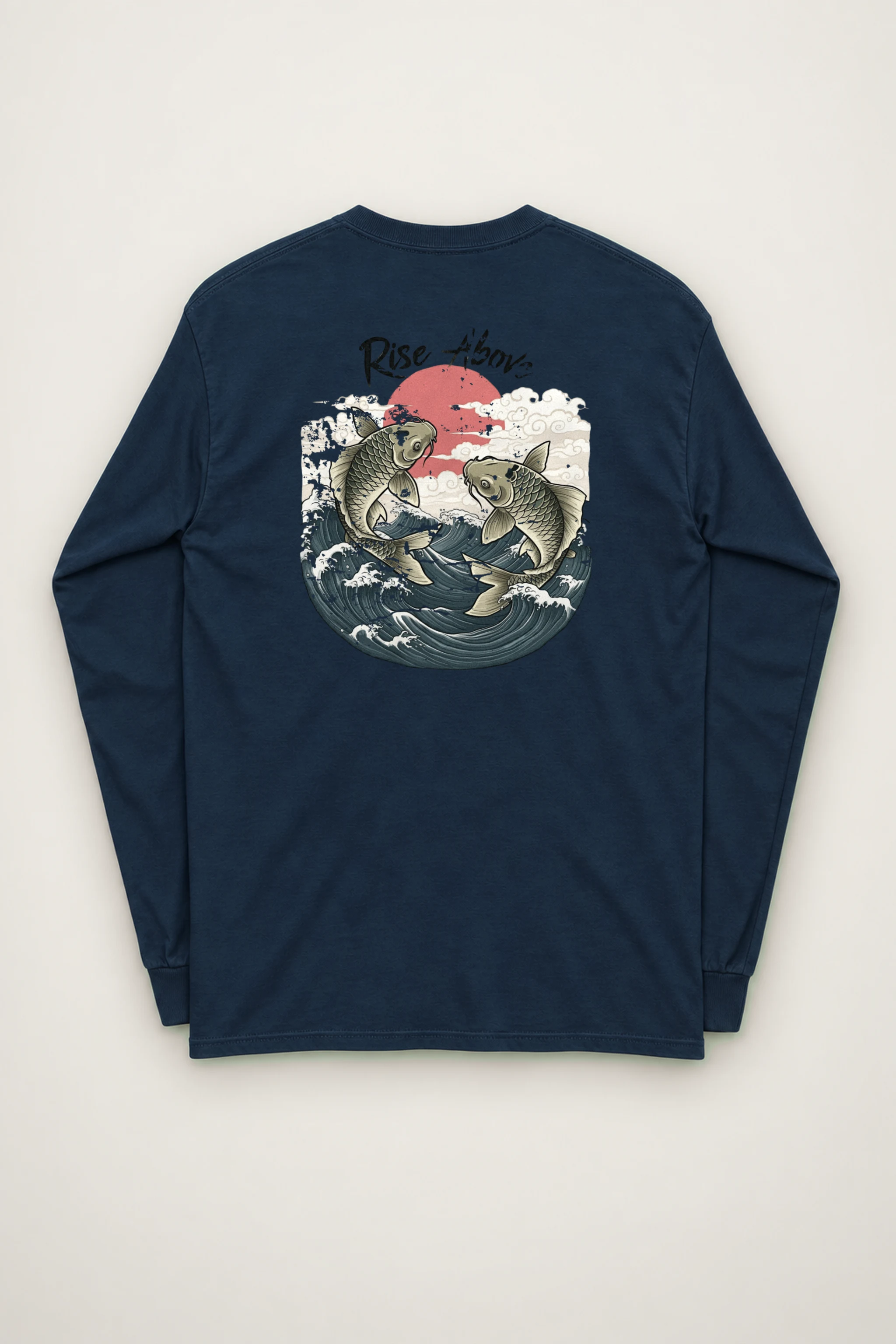 "Tidebound Koi" Unisex Longsleeve T-shirt