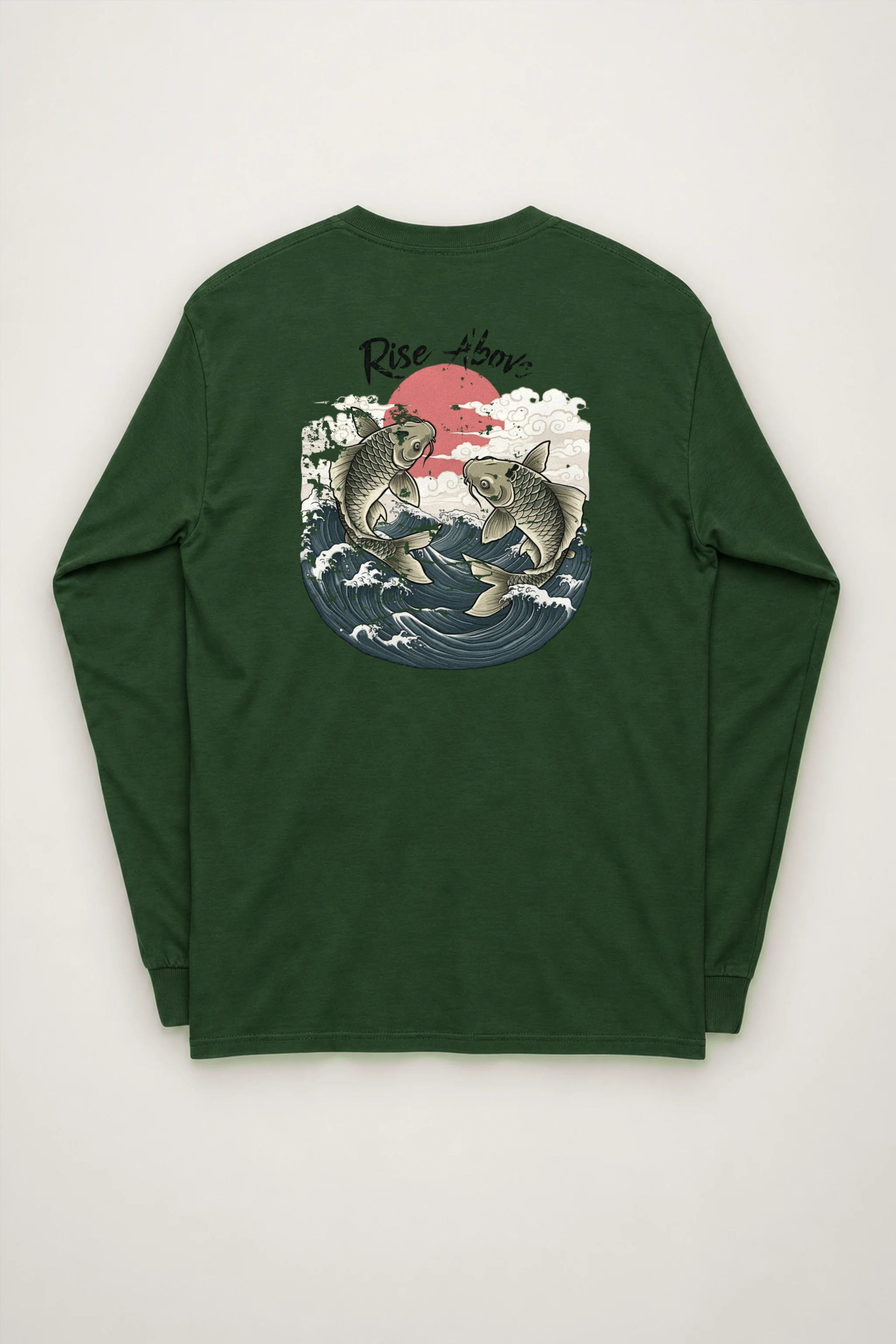 "Tidebound Koi" Unisex Longsleeve T-shirt