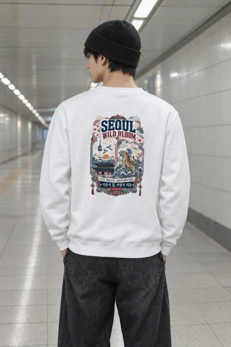 "Tiger City Breath" Heavy Blend Unisex Crewneck Sweatshirt